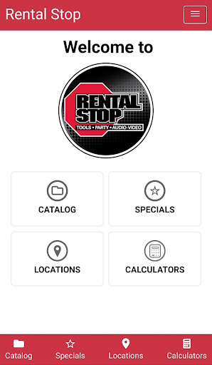 Android application Rental Stop screenshort