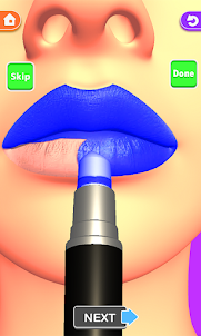 ¡Labios hechos! Juego ASMR 3D