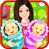 My new twins baby care icon