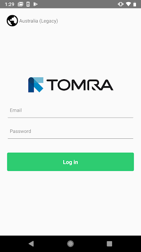 Android application TOMRA Voucher Validator screenshort
