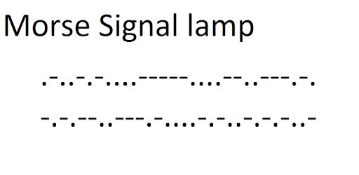 Blinkgerät - Morse Signal lamp