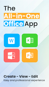 Office App - PDF, Docx, XLSX