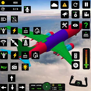 飛機 航班 模擬器： 飛機 飛行員 遊戲