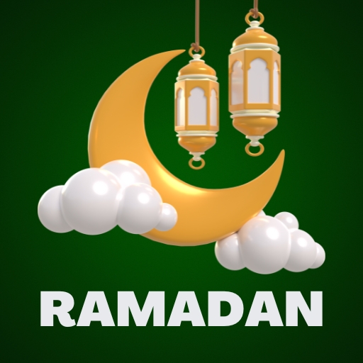 Ramazan Mubarak Name DP Maker logo