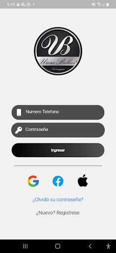 Android application Uñas Bellas screenshort
