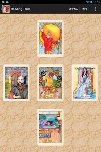 Screenshot of Fellowship of the Fool Tarot