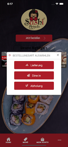 Sushi Arigato Screen 2