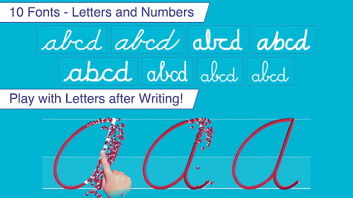 Screenshot of Cursive Writing Wizard - Kids