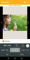 screenshot of XnConvert - Photo Resize