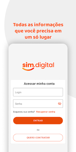 Android application Sim.digital SC screenshort
