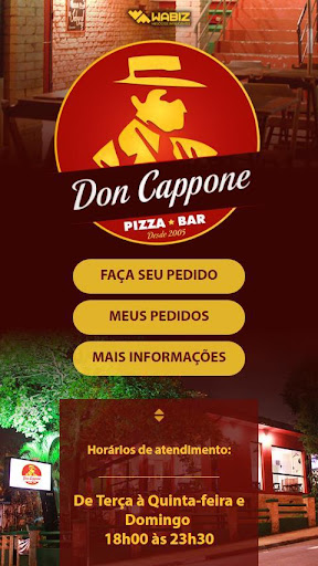 Android application Pizzaria Don Cappone screenshort