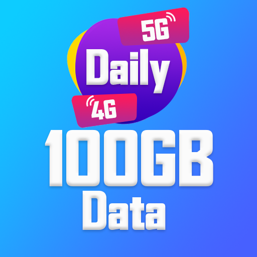 100GB Data Daily logo