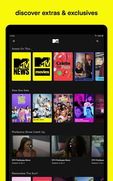 Captura 17 MTV Play - on demand reality tv android
