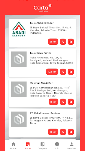 E-Carta Screen 2