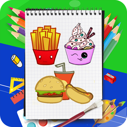 How To Draw Food Items Step By Step Apps Bei Google Play