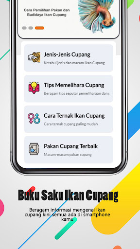 Android application Buku Saku Ikan Cupang screenshort