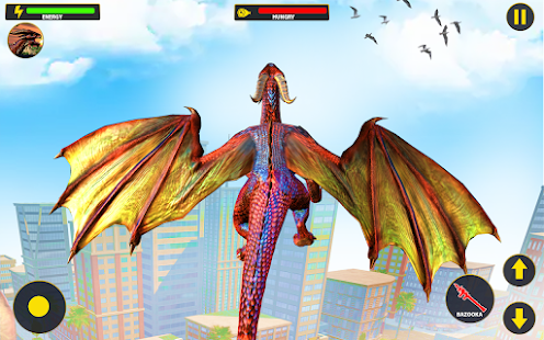 Flying Dragon City Attack- Dragon Games 2021 screenshots 6