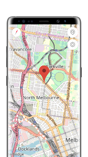 Android application Melbourne Offline Map screenshort