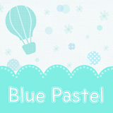 Blue Pastel Atom theme icon