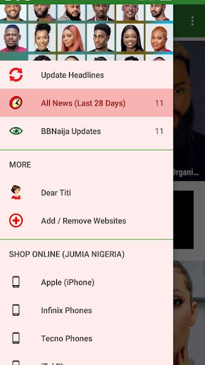 Android application News for BBNaija 2024 screenshort