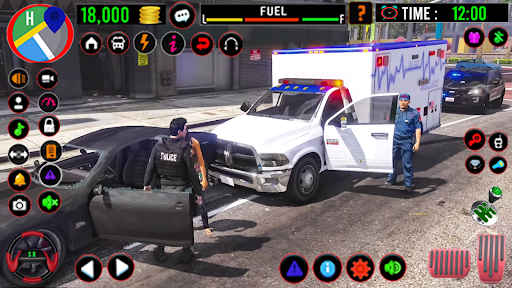 Police Car Chase US Police Car Screen 2