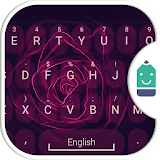 Neon Rose Theme&Emoji Keyboard icon