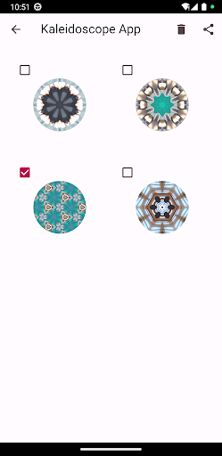 Kaleidoscope App Screen 3