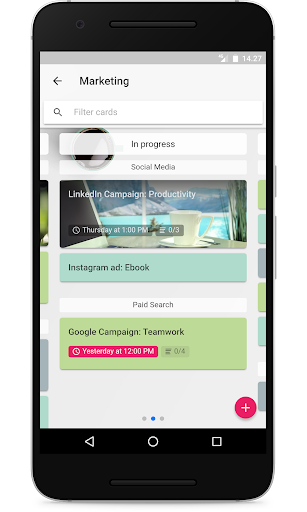 Android application Upwave screenshort