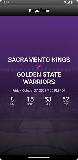 Android application Kings Time screenshort