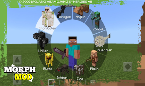 Captura 6 Morph Mod para Minecraft PE android