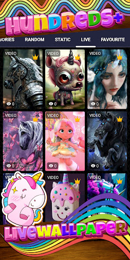 unicorn wallpaper Screen 3