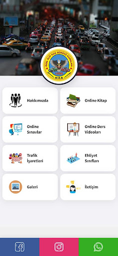 Android application Elif Koç Sürücü Kursu screenshort