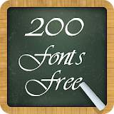 200 Fonts Free icon