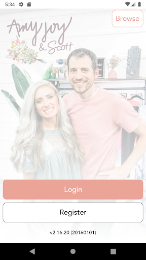 Android application Amy Joy and Scott Inc screenshort