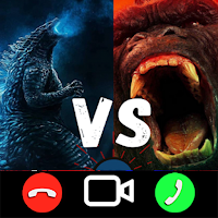 Call Godzilla and kong Horror Video Call