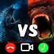 Call Godzilla and kong Horror Video Call - Androidアプリ