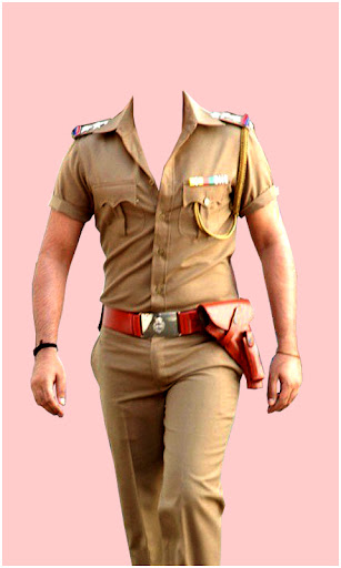 Men Police Uniform Photo Suit Screen 2