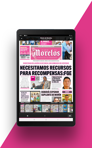 Diario de Morelos Screen 2
