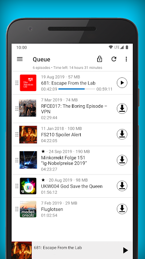 Fun Podcast Player Screen 3