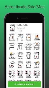 Captura de Pantalla 7 Stickers - Bebito Fiu Fiu android