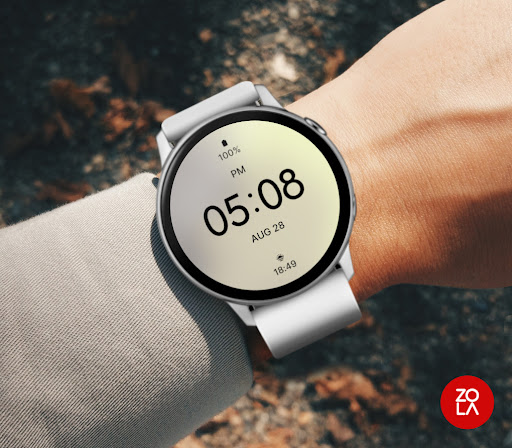 Soft Clean Watch Face screenshot 2