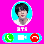 Cover Image of Download Jin Kpop BTS Video Call & chat Simulator 2 APK