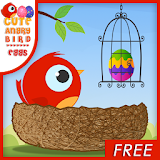 Cute Angry Bird : Eggs icon