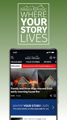 Android application Ravalli Republic screenshort