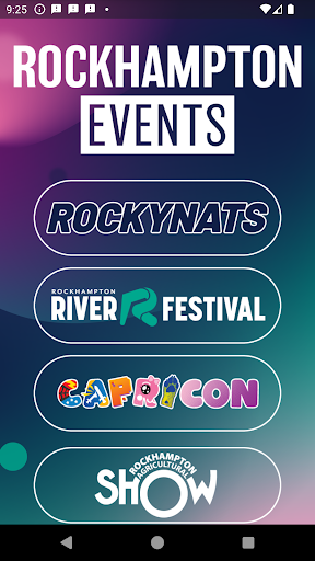 Android application Rockhampton Events screenshort