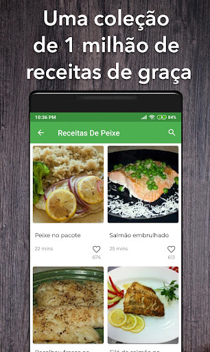 All recipes in Português Screen 2
