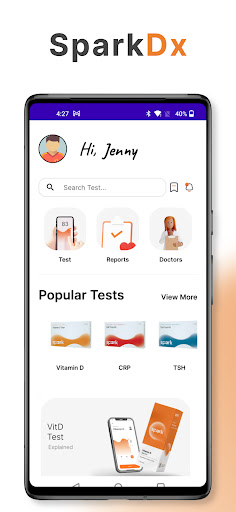 Android application SparkDx screenshort