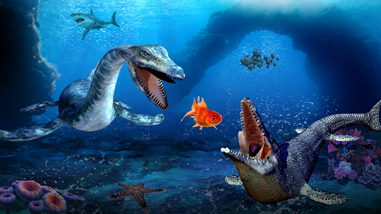 การล่าไดโนเสาร์ใต้น้ำ - การล่า