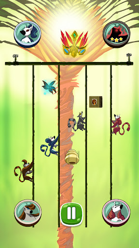 Android application Monkey's ropes party screenshort
