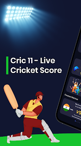 Cric 11 - Live Cricket Score 1.4 APK + Mod (Unlimited money) untuk android